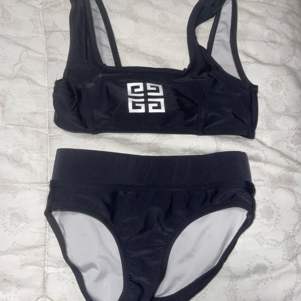 Givenchy Black Bikini Set Elegant Swimwear